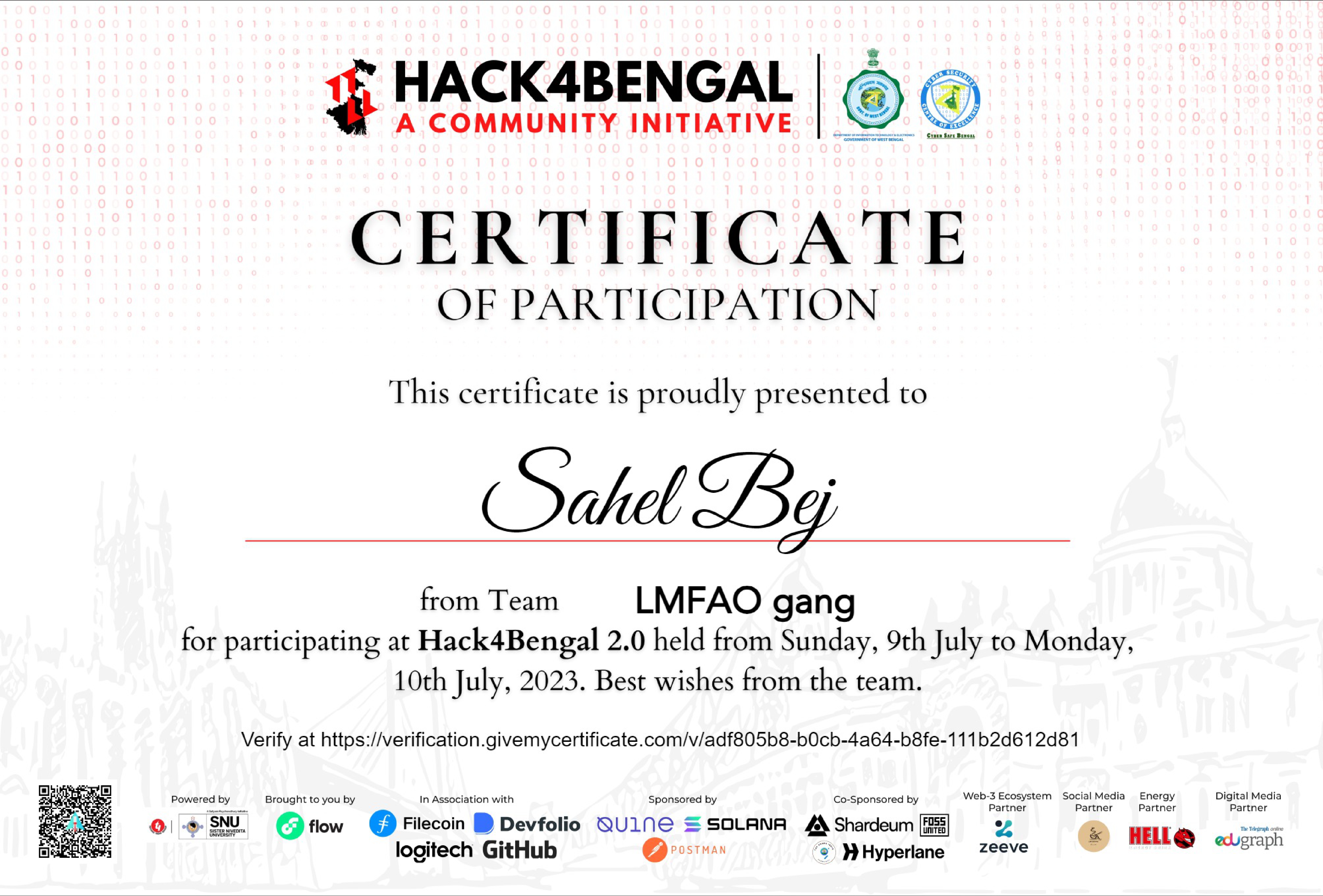 Hack4Bengal